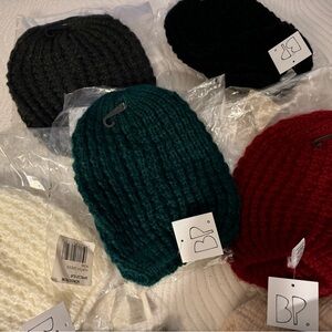BP Nordstrom Knit Beanie bundle with FREE scarf